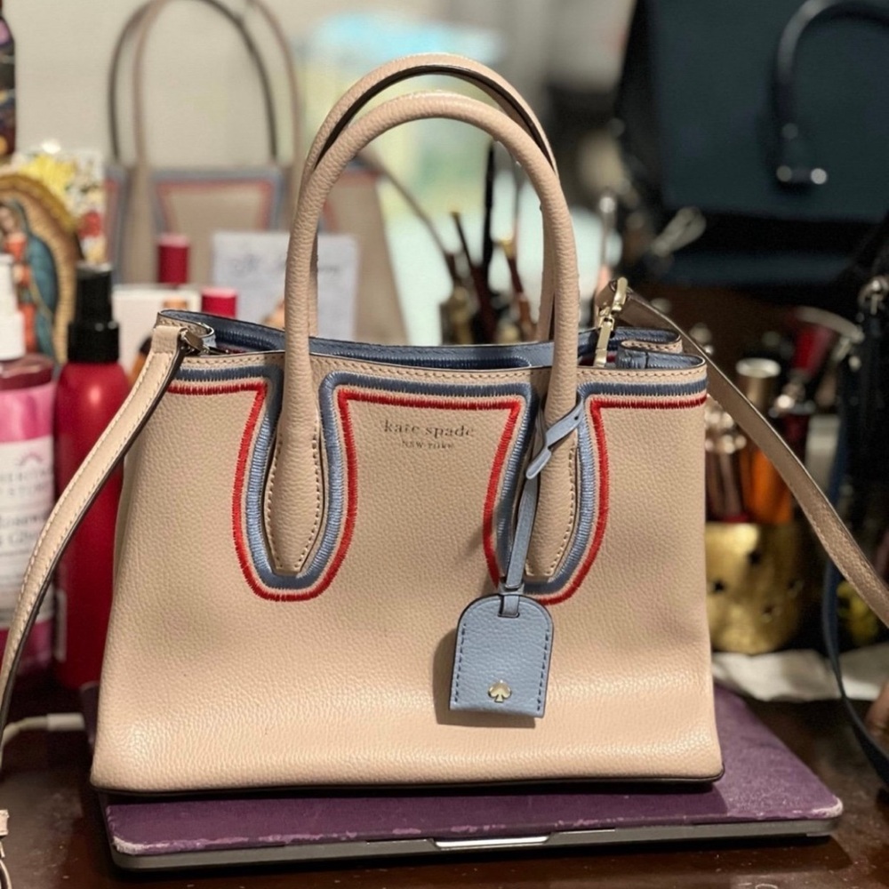 Kate Spade Eva Embroidered Small Satchel Crossbody bag